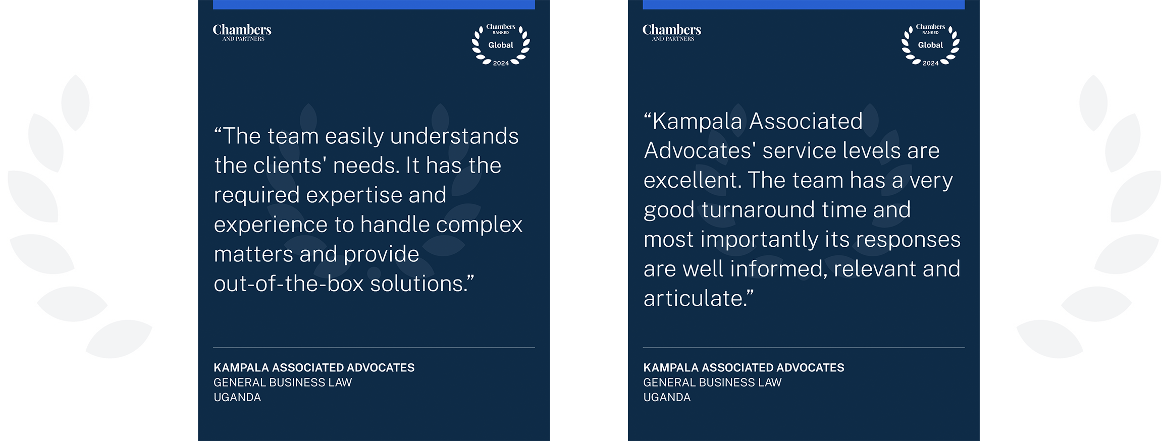 Rankings and Accolades - Kampala Associated Advocates